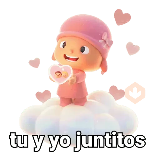 Pocoyó rosa Amor 💗😚 sticker 15