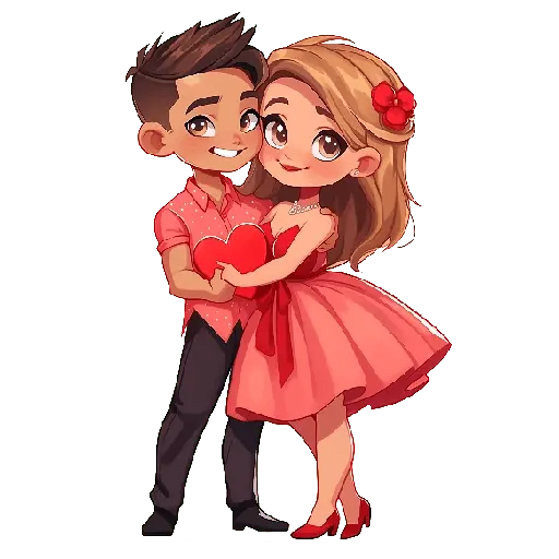 Parejita Chibi San Valentín ❤️