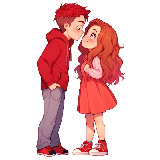 Parejita Chibi San Valentín ❤️ preview