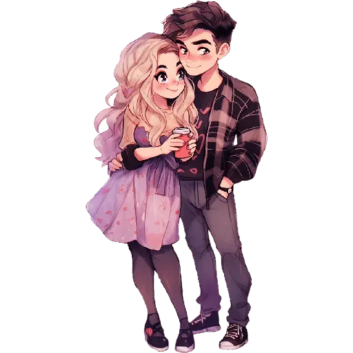 Parejita Chibi San Valentín ❤️