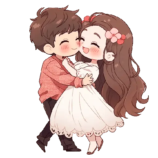 Parejita Chibi San Valentín ❤️