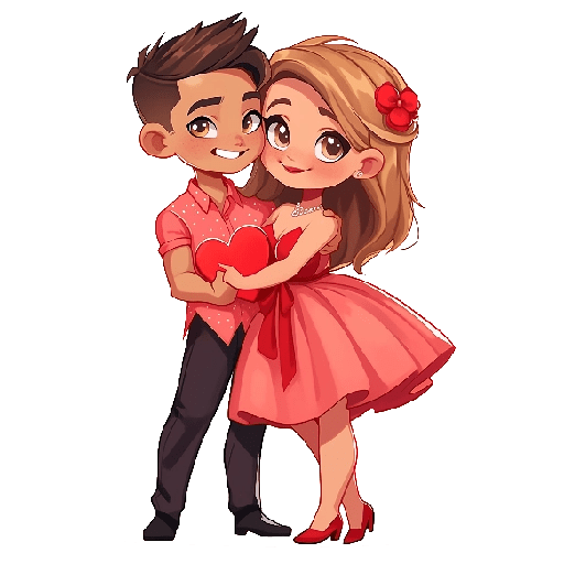 Parejita Chibi San Valentín ❤️ preview