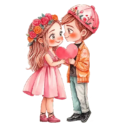 Parejita Chibi San Valentín ❤️