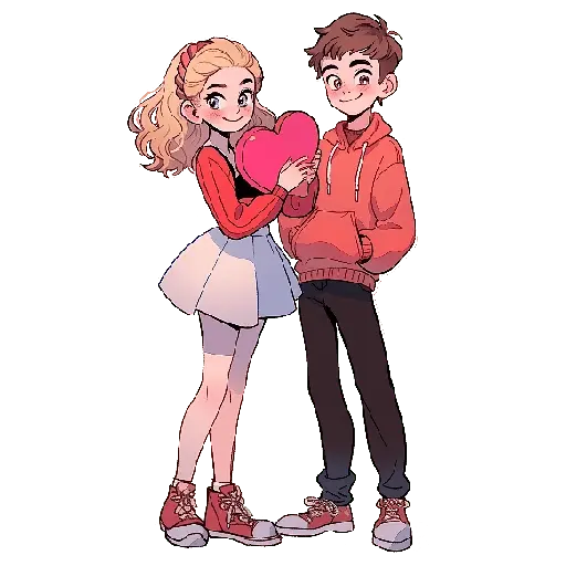 Parejita Chibi San Valentín ❤️