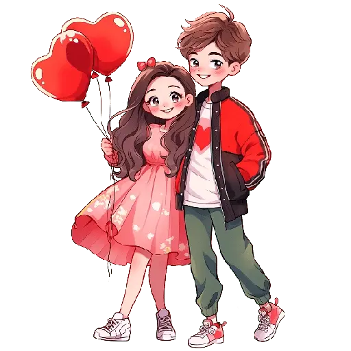 Parejita Chibi San Valentín ❤️