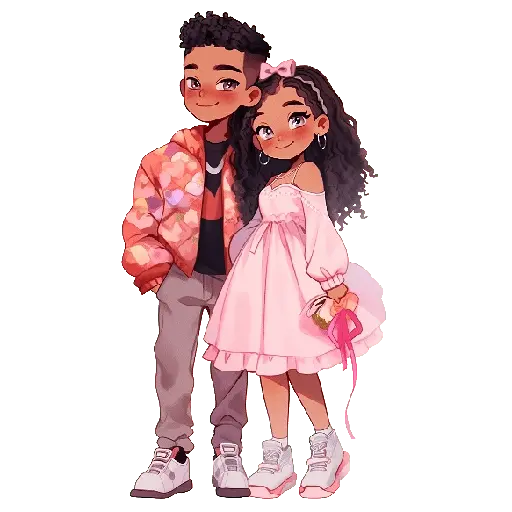 Parejita Chibi San Valentín ❤️