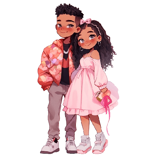 Parejita Chibi San Valentín ❤️ preview