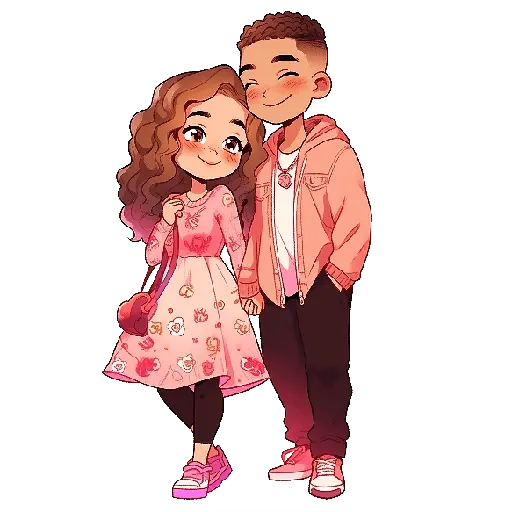 Parejita Chibi San Valentín ❤️
