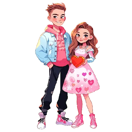 Parejita Chibi San Valentín ❤️
