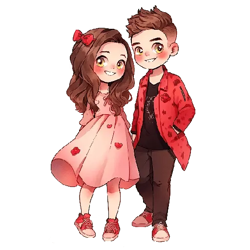 Parejita Chibi San Valentín ❤️