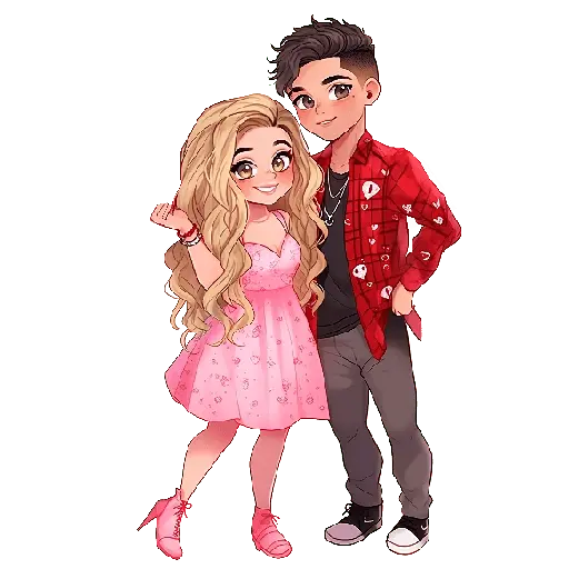 Parejita Chibi San Valentín ❤️
