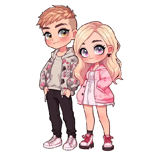 Parejita Chibi San Valentín ❤️