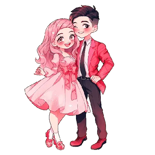 Parejita Chibi San Valentín ❤️