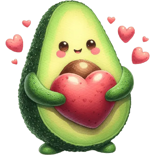 Aguacate San Valentín 🥑❤️