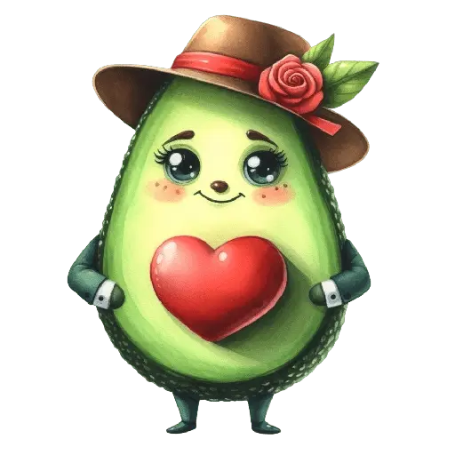 Aguacate San Valentín 🥑❤️