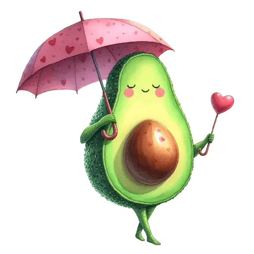 Aguacate San Valentín 🥑❤️