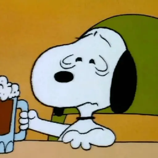 😮‍💨 Reacciones SNOOPY ☕🫐 2