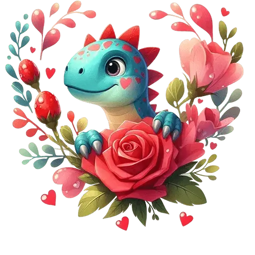 Dinosaurio San Valentín ♥️🦖