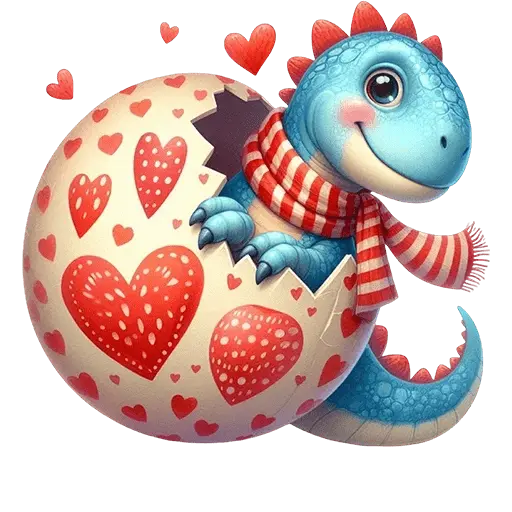 Dinosaurio San Valentín ♥️🦖