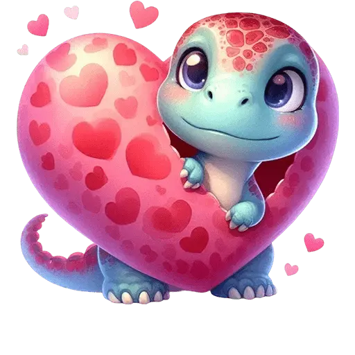 Dinosaurio San Valentín ♥️🦖