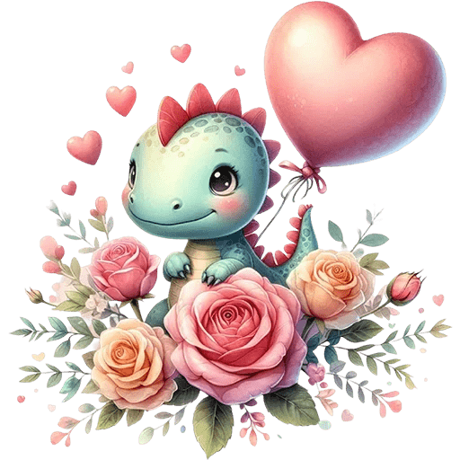 Dinosaurio San Valentín ♥️🦖 preview