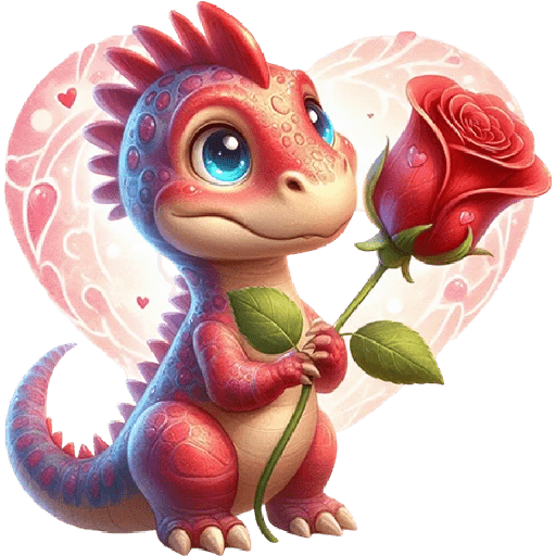 Dinosaurio San Valentín ♥️🦖 preview