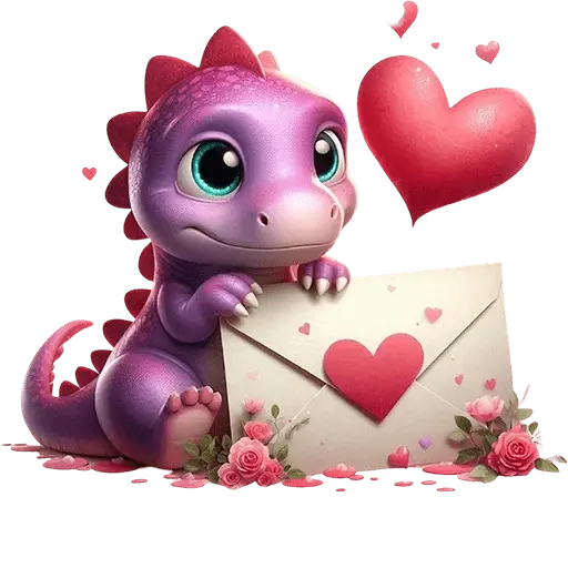 Dinosaurio San Valentín ♥️🦖