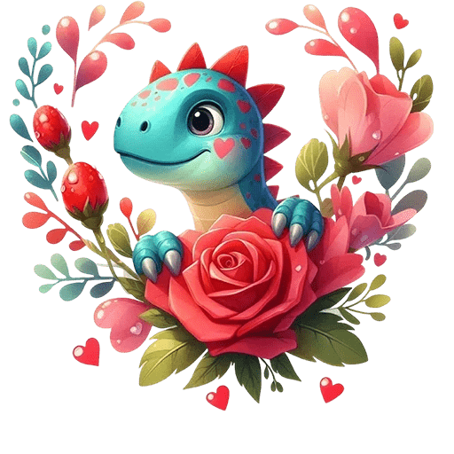 Dinosaurio San Valentín ♥️🦖 preview