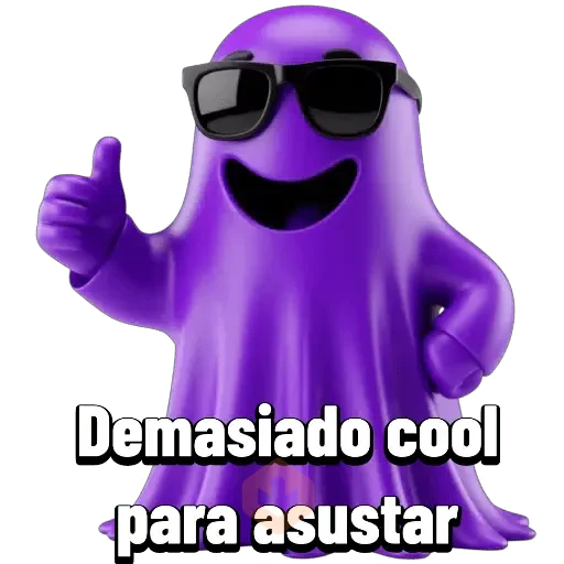 Purple ghost 👻💜 sticker 14