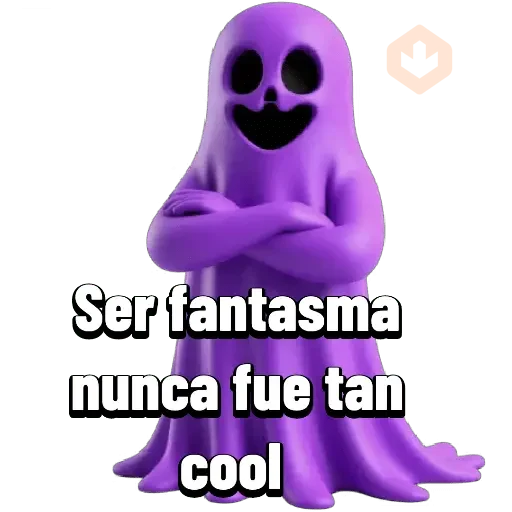 Purple ghost 👻💜 sticker 11