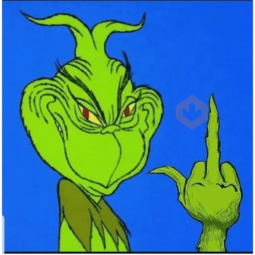 Reacciones del Grinch 🎄😂 sticker 11