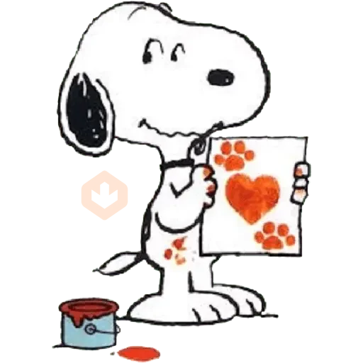 ❤️🦴 Snoopy San Valentín 🏡🦴❤️ sticker 21