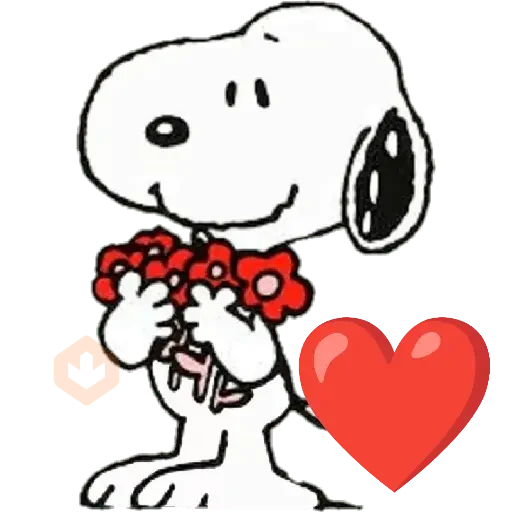 ❤️🦴 Snoopy San Valentín 🏡🦴❤️ sticker 14