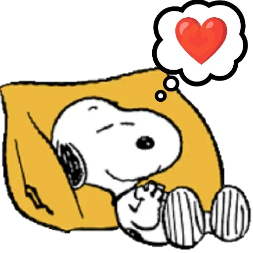 ❤️🦴 Snoopy San Valentín 🏡🦴❤️ sticker 18