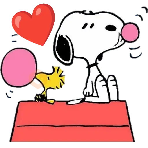 ❤️🦴 Snoopy San Valentín 🏡🦴❤️ sticker 11