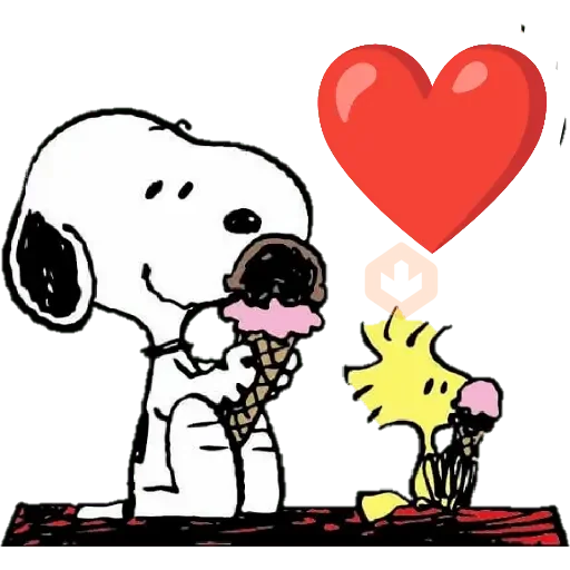 ❤️🦴 Snoopy San Valentín 🏡🦴❤️ sticker 12