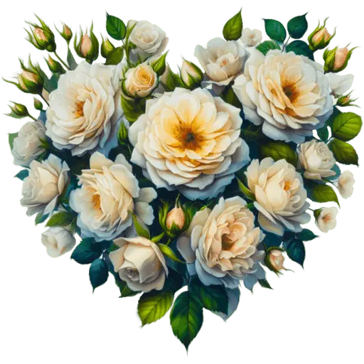 Corazon Floral San Valentín♥️