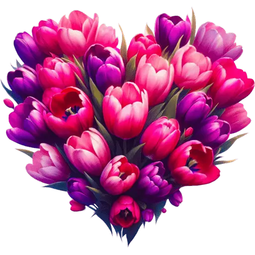 Corazon Floral San Valentín♥️
