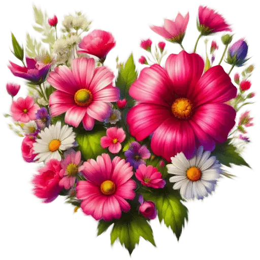 Corazon Floral San Valentín♥️