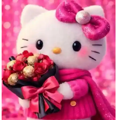 Hello Kitty Ramo San Valentín