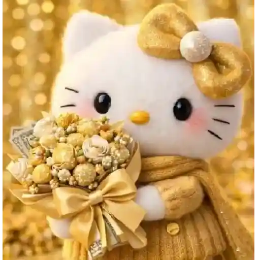 Hello Kitty Ramo San Valentín