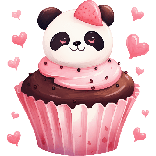 Cupcakes Amor Osito Panda❤️🐼 preview