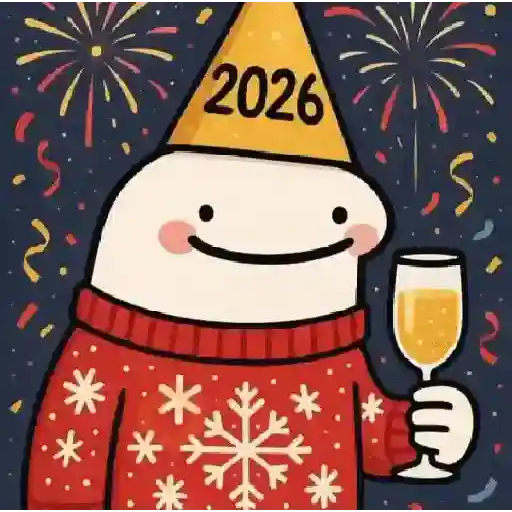 Año Nuevo Flork Animado🎉🎆 sticker 22