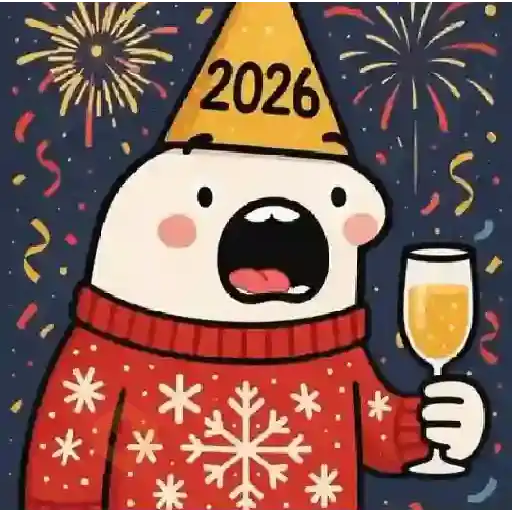 Año Nuevo Flork Animado🎉🎆 sticker 18