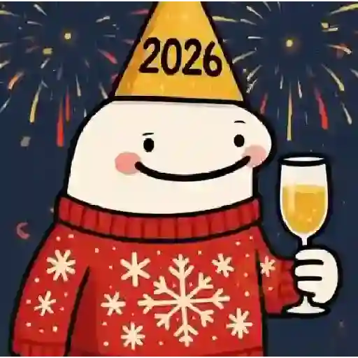 Año Nuevo Flork Animado🎉🎆 sticker 13