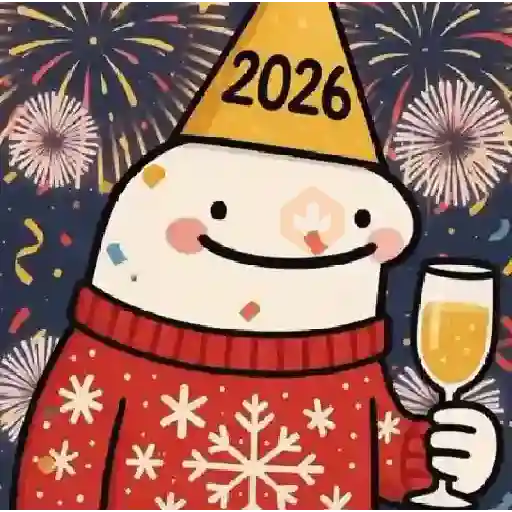 Año Nuevo Flork Animado🎉🎆 sticker 15