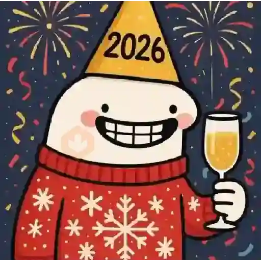 Año Nuevo Flork Animado🎉🎆 sticker 12