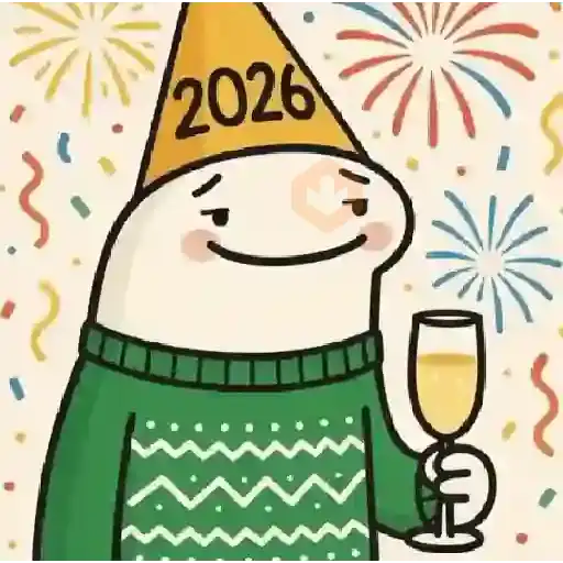 Año Nuevo Flork Animado🎉🎆 sticker 21