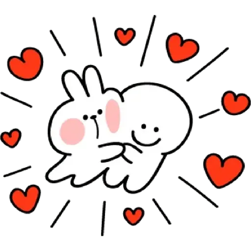 Couple Rabbit Kelinci Bucin