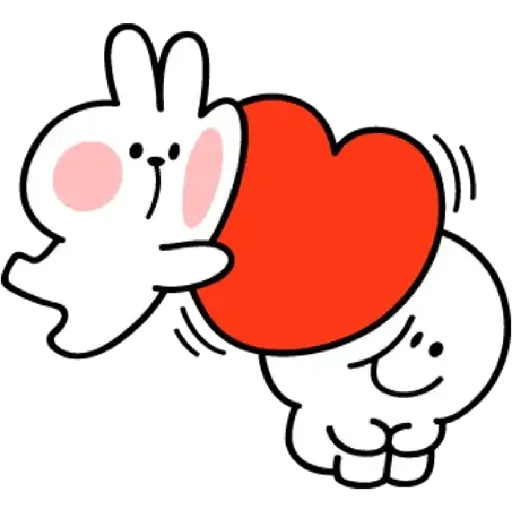 Couple Rabbit Kelinci Bucin